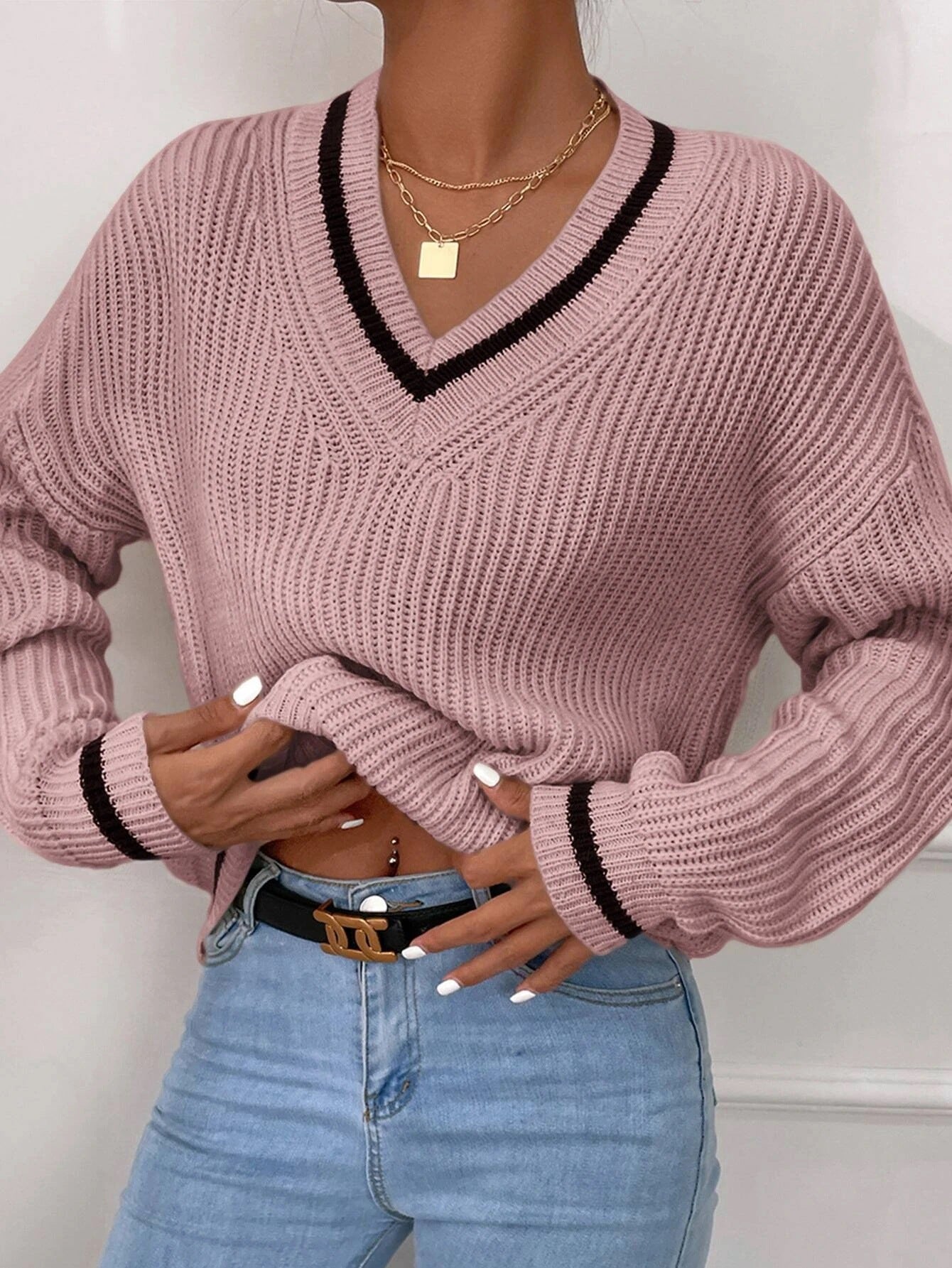 FrostFlair Knit Sweater