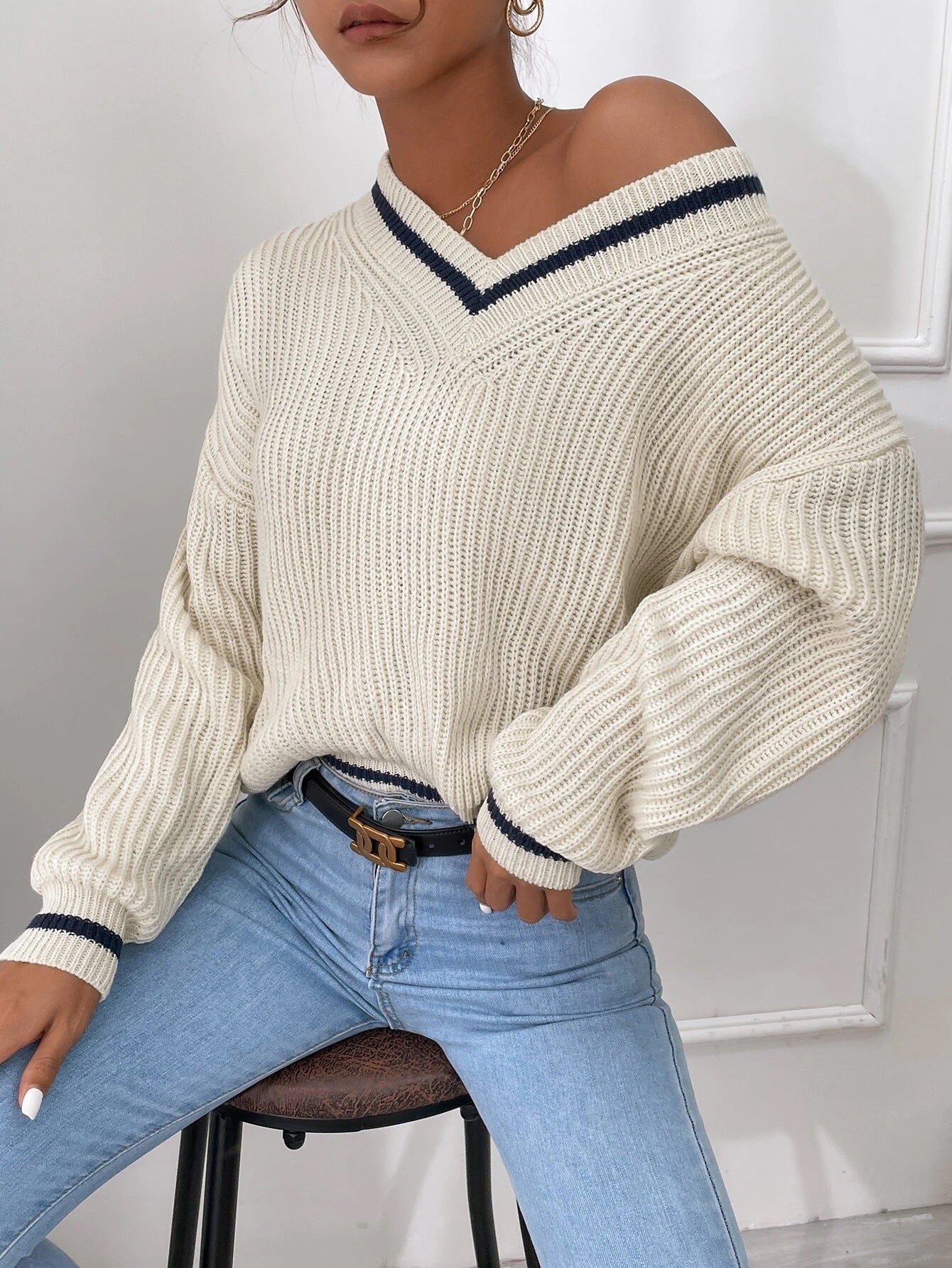 FrostFlair Knit Sweater