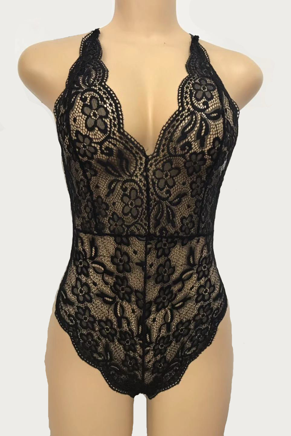 Lace Lingerie Coveralls