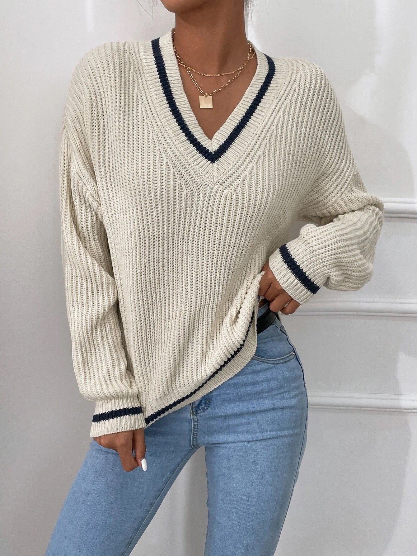 FrostFlair Knit Sweater